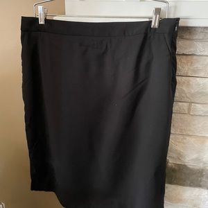 Talbots Black Skirt Size 14